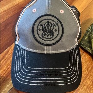 Smith & Wesson officially licensed youth toddlertrucker hat pink black and gray